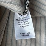 Coldwater Creek  Beige & Black Striped Pullover Tunic Sweater - Sz L (14) - EUC Photo 3