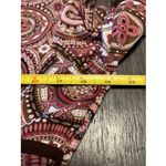 Dress Barn Y2K Boho Top Babydoll‎ Size L Floral Tie Back Peasant Whimsigoth Fairy  Photo 4