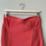 NEW Retrofete Lena Calypso Coral Strapless Bustier Ribbed Bodysuit Size Large‎ Pink Photo 4