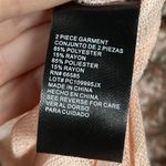 Perceptions New York Dress Women's Medium Two Piece Jacket Pink Floral Lace Photo 4