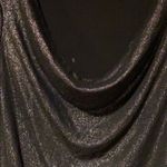 Three Dots Cowl neck l/s T shirt black silver M Photo 2