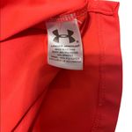Under Armour  orange and red short sleeve polo shirt size small Photo 4