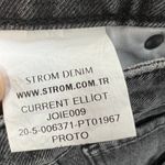 Joie NWOT  High Rise‎ Split Hem Flare Leg Jeans Gray 27 Waist Long 35" Inseam Photo 7