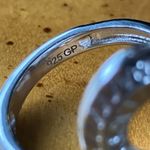 Natural Kyanite Sterling Silver Snake Ring Size 6 Blue Photo 5