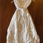 Cream Midi Dress White Size XS Photo 6
