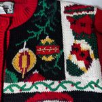 Vintage Heirloom Collectibles Knitted
Christmas Sweater Cardigan Women's Sz S Red Photo 8
