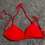 Red Triangle Bikini Top Size M Photo 0