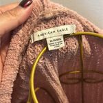 American Eagle cropped pink knit sweater Size XL Photo 2