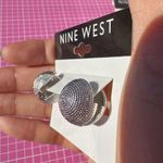 Nine West silver tone two sides clip on ball shape earrings Photo 3