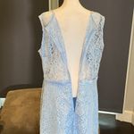 Women’s Blue Floral Lace High Low Cocktail Party Bridesmaid Dress Size XL NEW Blue Photo 7