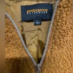 Women’s Large Ambiance Outerwear Pullover (mid zipper) Brown Photo 2