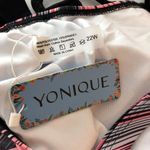 Yonique Tankini Set Gathered Hem Shelf Bra Removable Cups Shorts Pink Black 22W Photo 2