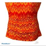 Vince Camuto  Chevron Sleeveless Fitted Blouse Size Medium Photo 4