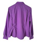Duluth Trading Co Snap Front Shirt Long Sleeve Vented CoolPlus Outdoors Purple L Size L Photo 9