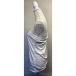 Boston Proper  White Cotton/Modal Shirt Womens Casual‎ Top One Shoulder Size M Photo 1