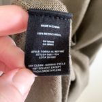 Theory Torina Army Green Long Sleeveless Merino Wool Duster Cardigan Sweater Sm Photo 7