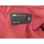 ASOS  Maxi Dress Size US 6 Red Chiffon Party Formal Metallic Pleated Wrap…​ Photo 12