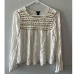 Forever 21  Top Women's Small Boho Lightweight Flowy Sequin Gauze Babydoll Photo 0