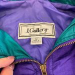 Vintage 1980s J Gallery Purple and Green Light Jacket‎ Size Medium Photo 3