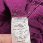 Loft  purple linen-blend drawstring waist cropped pants  Photo 4