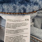 Clockhouse Floral Blue Women's Jeans high waist wide leg Size 28 Photo 7