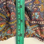 Boemo Wrap Top Shirt Blouse Festival Hippie Boho Bohemian Pink Medium Paisley Photo 8