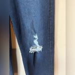 Levi's Levi’s Women’s Blue Distressed High Waist Rib Cage Straight Leg Ankle Size 27 Photo 4