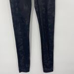Spanx Faux Leather Camo Legging Matte Black Camo Size Small Photo 4