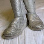 UGG  Bailey Bow Silver Sequin Boots Women’s 10 Photo 0
