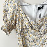 Bardot Mini Dress Cindy Sweetheart Neck Yellow Floral Print NEW Size XS/4 Photo 5