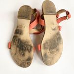 Splendid Womens Coral Pink Leather Ankle Strap Buckle Closure Sandals Size 7.5 Photo 6