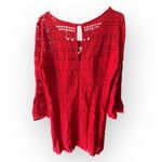 Nanette Lepore  Red Lace Top Photo 6