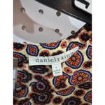 Daniel Rainn  Womens S Geometric Print Keyhole Neck 3/4 Sleeve Blouse Top Photo 3