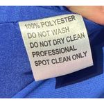 JJ's House  Womens Mini Dress Blouson Chiffon 3/4SleeveRoyal Blue Size 4‎ NWT Photo 10