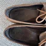 Vintage Bass Chocolate Brown Leather Carla Tie Loafer Boat Shoes Size 7.5N Photo 7