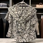 Alex Evenings black White tiered Formal Top Size 16 Mother Of The Bride Photo 0