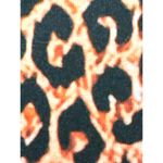 Color Block Pullover Blouse Leopard Print Tunic Raglan Long Sleeve Casual Loose Black Size undefined Photo 8