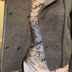 Loft Gray Flannel Moto Bomber Short Lightweight Jacket Women’s XS Extra Small Photo 5