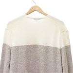 Madewell  Ryder Striped Open Cardigan Wool Alpaca Cream Rose Stripes Size Small Photo 6