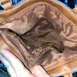 Boho Striped Woven Handbag Blue Photo 2