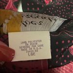 Vintage Maroon and Black Button‎ Front Blouse Sz L Red Size L Photo 5