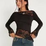 Motel Rocks  black crop top Photo 1