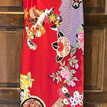 Natori  Private Luxuries Gown Size Medium Red Charmeuse Silky Slip Nightgown Photo 0