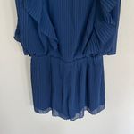 Club Monaco  Navy Blue Flutter Sleeve Romper Size 0  Photo 3
