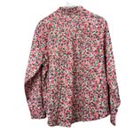 LL Bean Floral Wrinkle Free Pinpoint Oxford Long Sleeve Button Shirt XL PETITE Pink Size undefined Photo 6