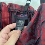 Torrid  Burgundy Red Black Floral Spaghetti Strap Dress Sz 14 Y2k Goth Photo 3