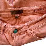 Judy Blue Women's Mid Rise Peach Distressed Jean Shorts Orange Size Large Summer Photo 8