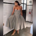 House Of CB HOUSE OF‎ CB 'Samaria' Taupe Corset Sun Dress NWOT Size XS A-C Photo 8