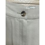 L.L.Bean Original Fit Cotton Blend Pleated Pants Beige Women's Size 14 Photo 3