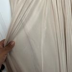 David's Bridal David Bridal Elegant One-Shoulder Beige Dress 8 Photo 4